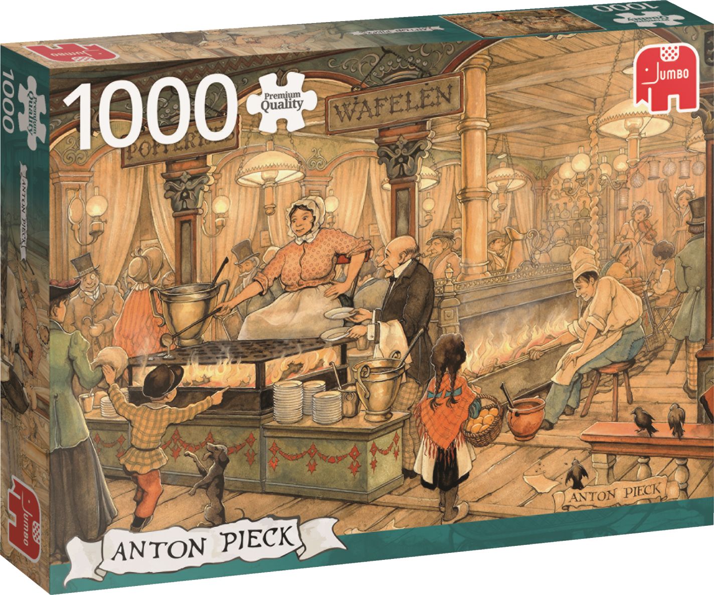 Belangrijk nieuws Terugbetaling Schaar Jumbo Anton Pieck Poffertjeskraam - puzzel - 1000 stukjes - HelloWe - are  here for you